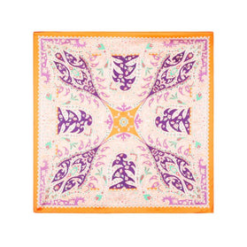 Haarspullen Oranje Sjaaltje Bloemenprint