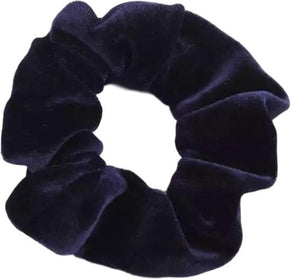 Haarspullen Scrunchie Velvet Navy