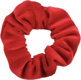 Haarspullen Scrunchie Velvet Rood