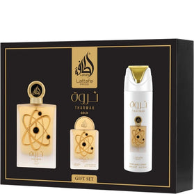 Lattafa Pride Tharwah Gold Eau de Parfum Giftset
