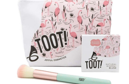 TOOT! Blushing Flamingo Blush Bag Set