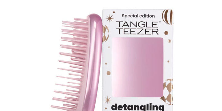Ultimate Detangler Mini Chrome Satin Pink