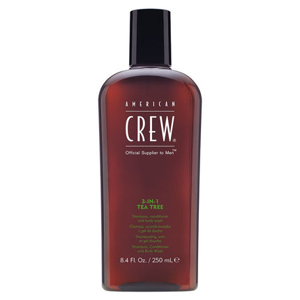American Crew 3-in-1 Tea Tree shampoo, conditioner, body wash