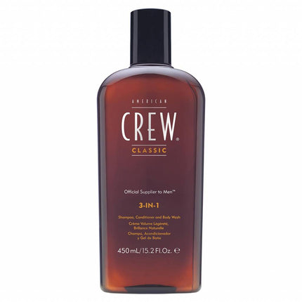 American Crew Classic 3-in-1 Shampoo, Conditioner & Body Wash
