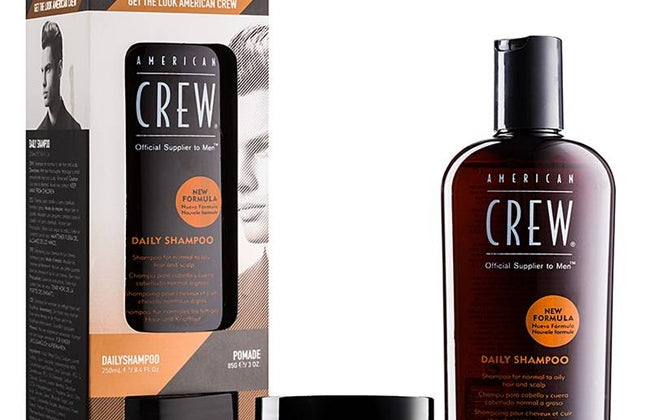 American Crew Daily Shampoo & Pomade Set - 250+85ml