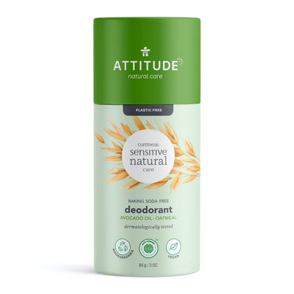 Attitude Avocado Oil  Baking Soda Free Deodorant - 85g