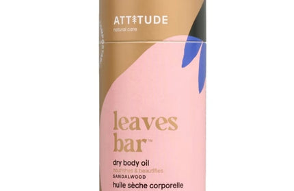 Attitude Leaves Bar Plasticvrije Dry Body Oil Stick Sandalwood - 85ml