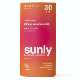 Attitude Sunly SPF30 Orange Blossom Plastic Free - 60gr.