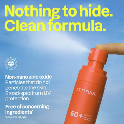 Attitude Sunly Sunscreen Spray SPF50 Tropical Coco - 75ml