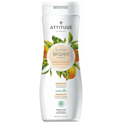 Attitude Super Leaves Energising Orange Douchegel - 473ml
