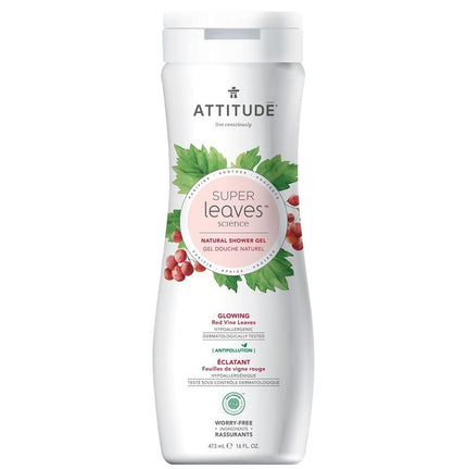 Attitude Super Leaves Glowing Red Vine Douchegel - 473ml