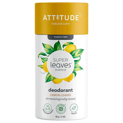 Attitude Super Leaves Natural Deodorant Lemon - 85gr