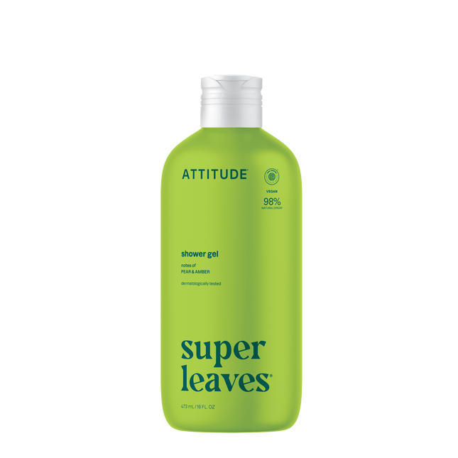 Attitude Super Leaves Shower Gel Soothing Pear & Amber - 473ml