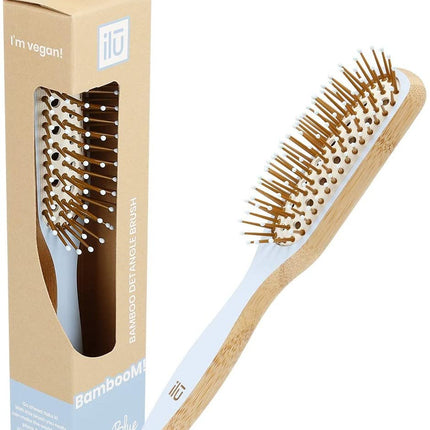 Bamboom Detangler True Blue Hairbrush - Slim