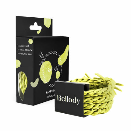 Bellody Haargummie Elastiek - Geel