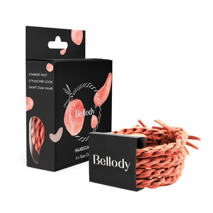 Bellody Haargummie Elastiek - Ibiza Oranje