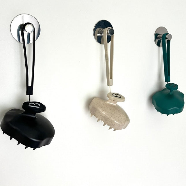 Bellody Hoofdhuid Massageborstel - Champagne Beige