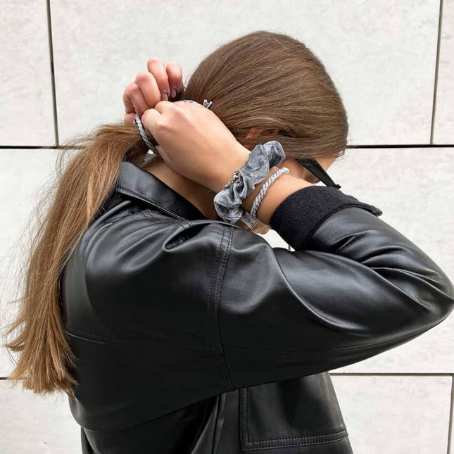 Bellody Scrunchie Haargummie - Bordeaux Rood