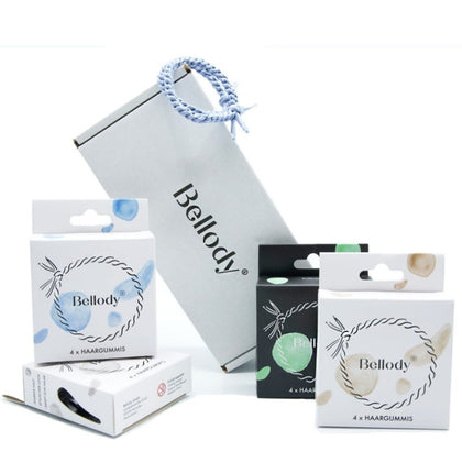 Bellody Scrunchie Haargummie - Urban Grijs