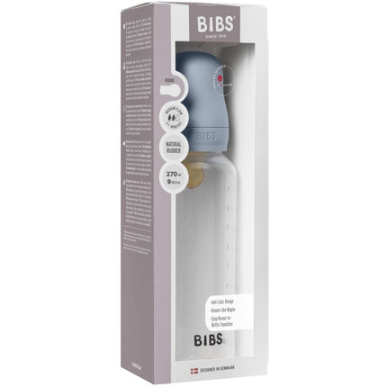 BIBS Baby Bottle Complete Set Latex Medium Flow  - 270ml