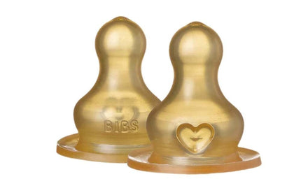 BIBS Bottle Speen Latex Natuurrubber - 2pcs