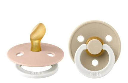 BIBS Colour 2 Pack - Blush/Vanilla  - Anatomisch Spenen - NIGHT