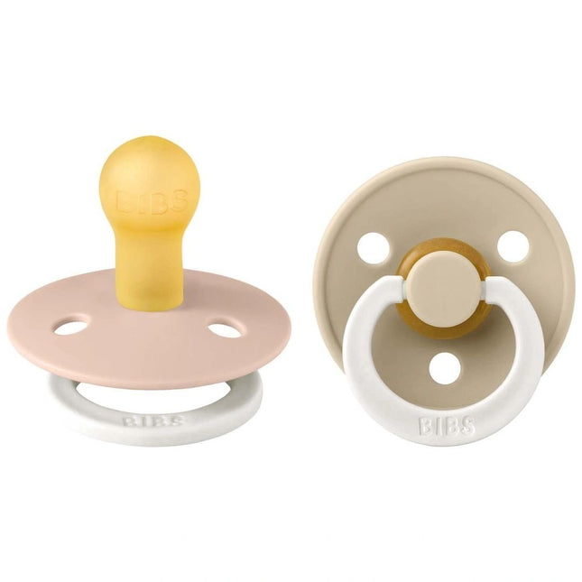 BIBS Colour 2 Pack - Blush/Vanilla   Spenen - NIGHT