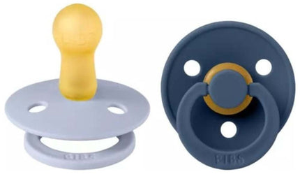 BIBS Colour 2 Pack - Dusty Blue/Steel Blue Spenen