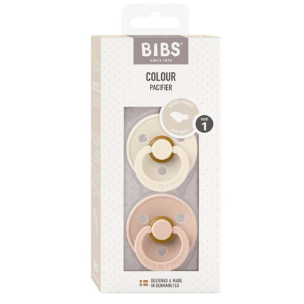 BIBS Colour 2 Pack - Ivory/Blush- Anatomisch Spenen