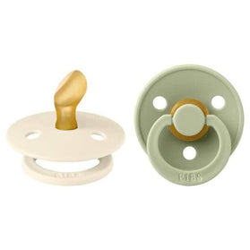 BIBS Colour 2 Pack - Ivory/Sage - Anatomisch Spenen