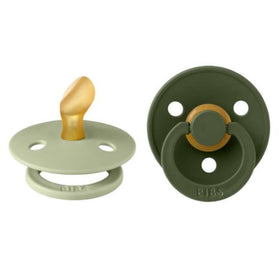 BIBS Colour 2 Pack - Sage/Hunter Green - Anatomisch Spenen