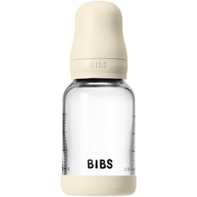BIBS Glass Baby Bottle Latex Slow Flow - 120 ml