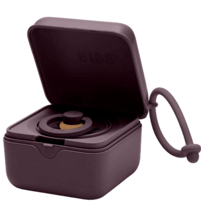 BIBS Pacifier box Plum - 1pcs