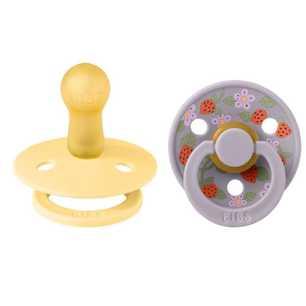 BIBS Strawberries and Cream - Pale Butter Mix Fopspenen