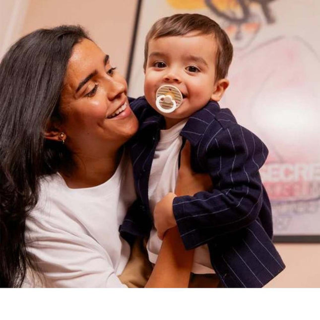 BIBS Studio Speen - Pin & Block Steel Blue Mix Spenen