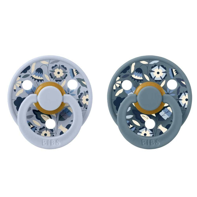 BIBS x Liberty  Bobo Latex  - Dusty Blue Mix Spenen