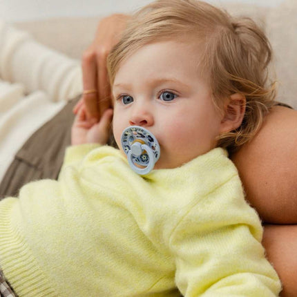 BIBS x Liberty  Bobo Latex  - Dusty Blue Mix Spenen