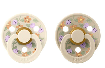 BIBS x Liberty Strawberries and Cream - Ivory Mix Fopspenen