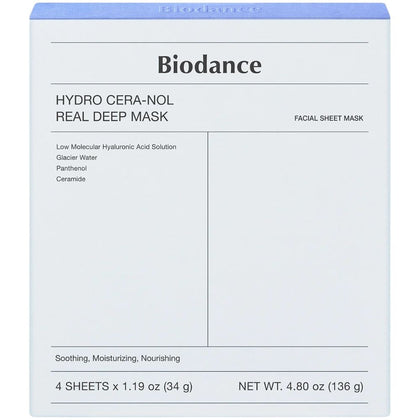 Biodance Hydro Cera-nol Real Deep Mask - 4pcs