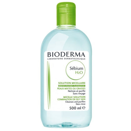 Bioderma Sébium H2O Purifying Cleansing Micellar Water - 500ml