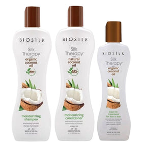Biosilk Coconut Oil Treatment Set - 2x355+167ml
