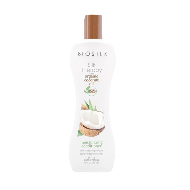 Biosilk Organic Coconut Oil Moisturizing Conditioner - 355ml