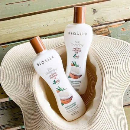 Biosilk Organic Coconut Oil Moisturizing Shampoo - 355ml