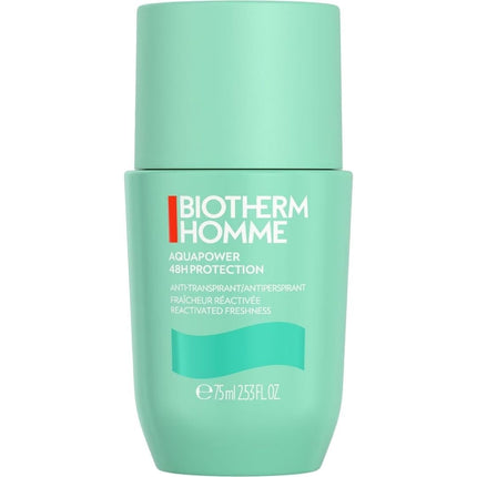 Biotherm Homme Aquapower Deo Roll-On Ice Cooling Effect / 48H Antiperspirant - 75ml