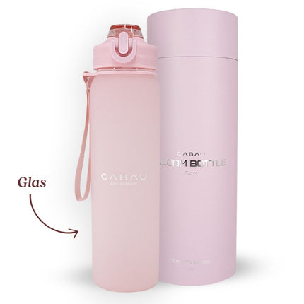 Cabau Lifestyle Bloom Glass Bottle - 1 Liter