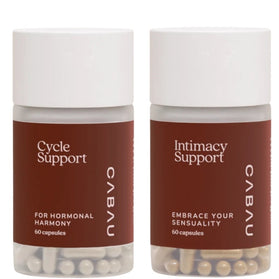 Cabau Lifestyle Cycle + Intimacy Support Set - 2x60pcs