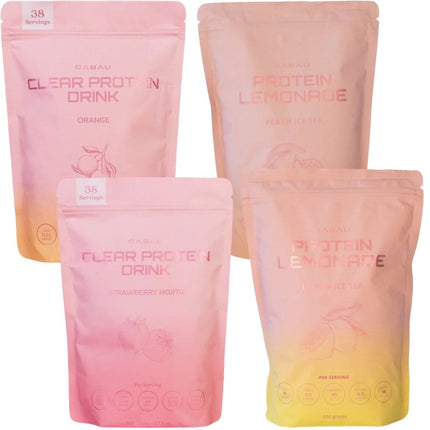 Cabau Lifestyle Refreshing Protein Lemonade Set - 4x500gr