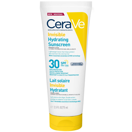 CeraVe Invisible Hydrating Sunscreen SPF30