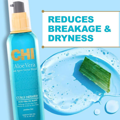 CHI Aloe Vera Curls Defined Oil - 89ml