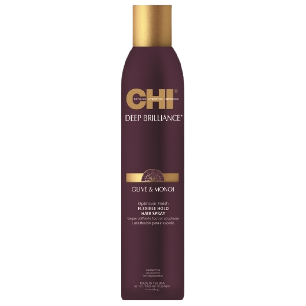 CHI Deep Brilliance Olive & Monoi Flexible Hold Hair Spray - 284g